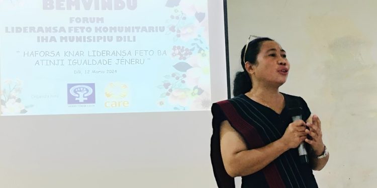 Partisipasaun Feto iha Lideransa Importante ba Dezenvolvementu Suku no Nasionál