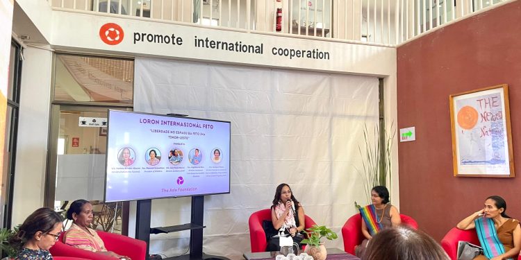 Angelina da Silva Feto Potensial ida husi Maubisse sai Orador iha Loron Internasional Feto ne’ebé Organiza husi TAF