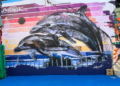Obra Mural “Jumping Dolphins” Lori Mensajen Kona-Ba Lixu, Arte no Sustentabilidade
